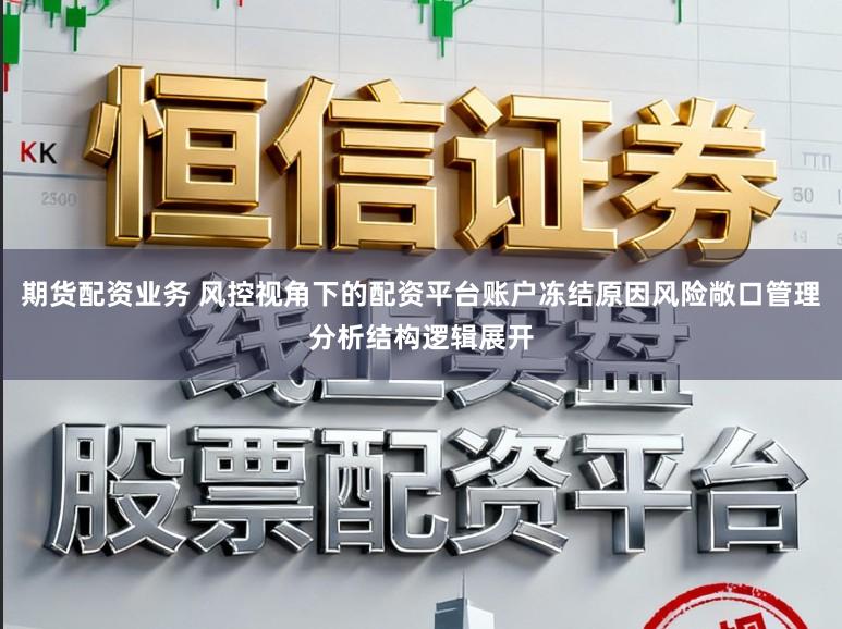 期货配资业务 风控视角下的配资平台账户冻结原因风险敞口管理分析结构逻辑展开