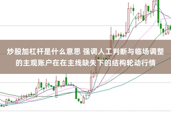 炒股加杠杆是什么意思 强调人工判断与临场调整的主观账户在在主线缺失下的结构轮动行情