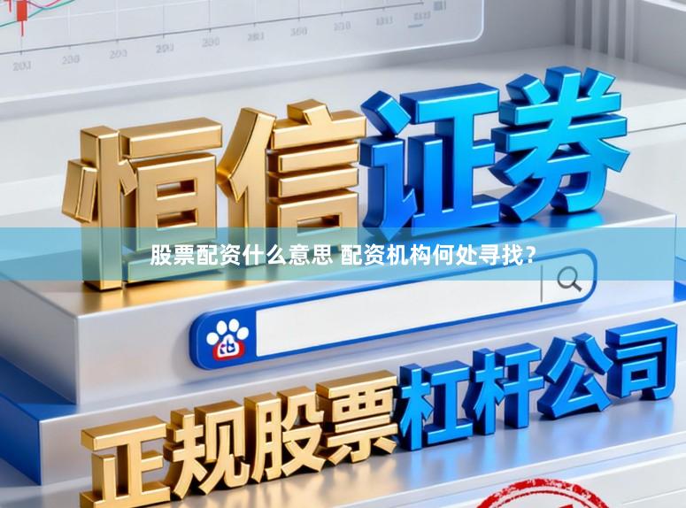 股票配资什么意思 配资机构何处寻找？